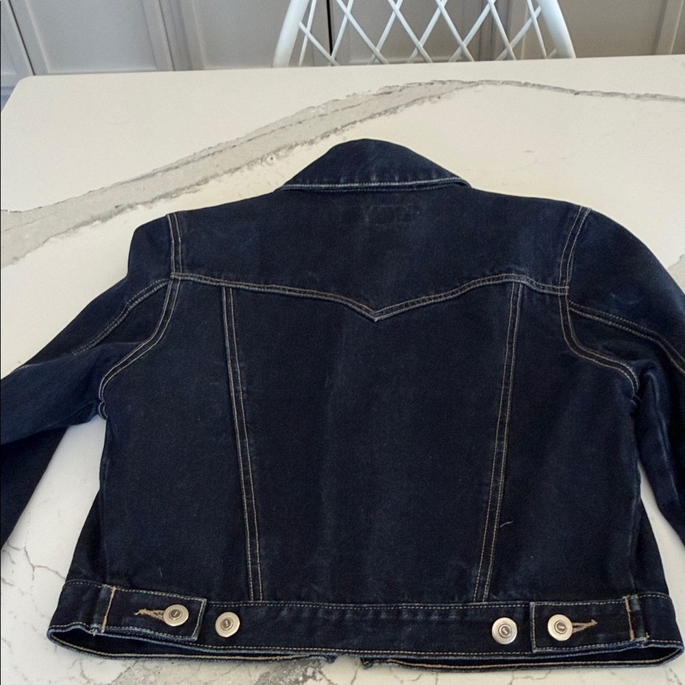 Lazer 2000 (Y2K) Dark Blue Denim Jacket Medium - Picture 5 of 5